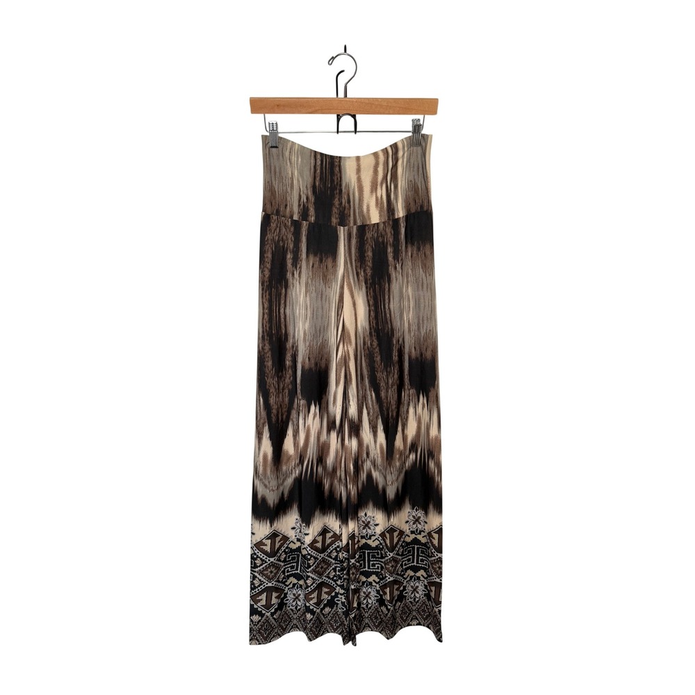 Jon & Anna New York Medium Ikat Southwest High Rise Wide Leg Palazzo Pants